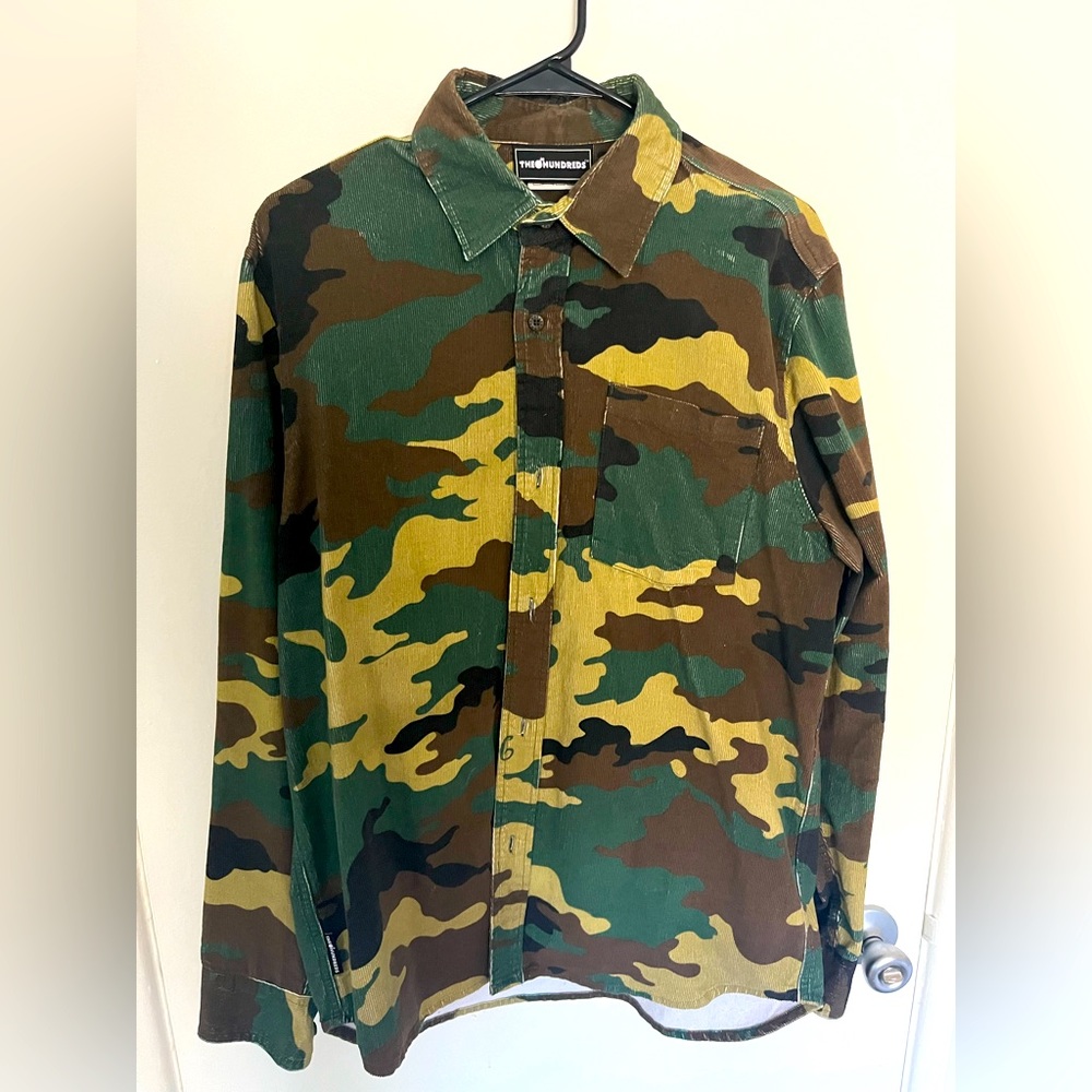 The Hundreds Camo button down